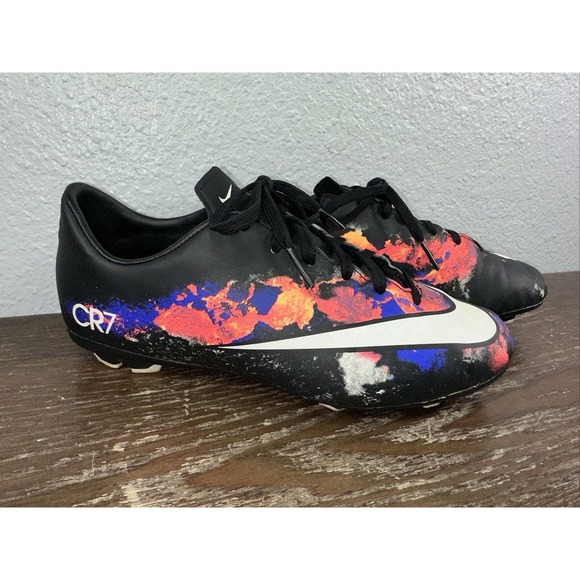 Nike Mercurial Victory V CR7 TF Turf Soccer Futbol Shoes 684878-018 US 6Y - Picture 3 of 10
